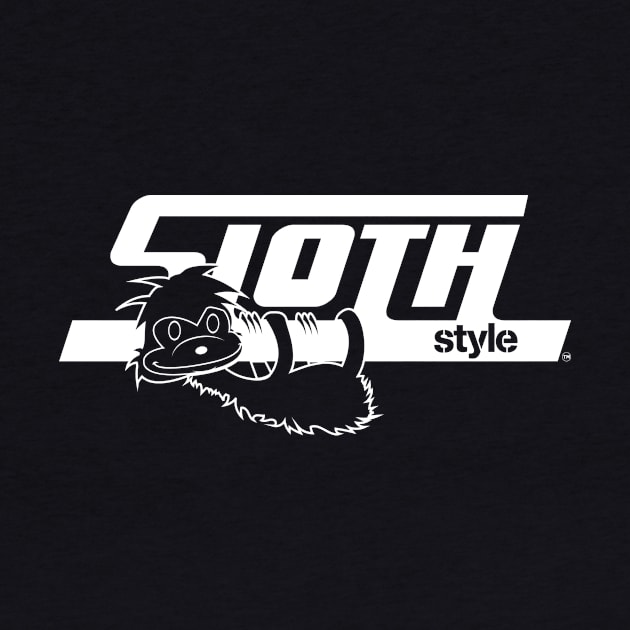 SLOTH STYLE WHITE by TommyArtDesign